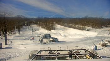 Weather camera view of Powder Ridge Ski Resort.