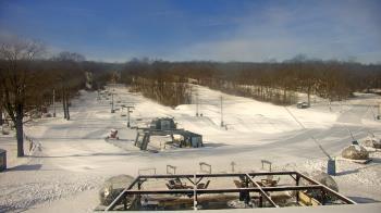 Weather camera view of Powder Ridge Ski Resort.
