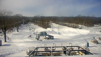 Weather camera view of Powder Ridge Ski Resort.