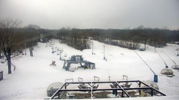 Weather camera view of Powder Ridge Ski Resort.