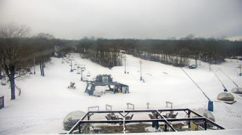 Weather camera view of Powder Ridge Ski Resort.