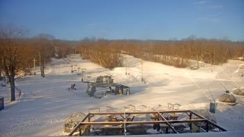 Weather camera view of Powder Ridge Ski Resort.