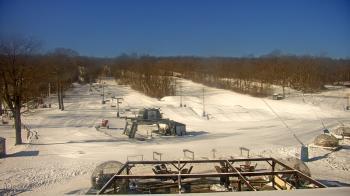 Weather camera view of Powder Ridge Ski Resort.