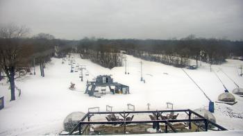 Weather camera view of Powder Ridge Ski Resort.