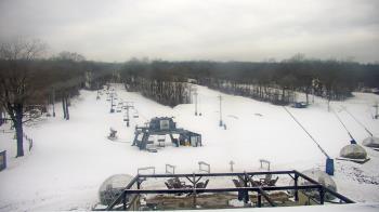 Weather camera view of Powder Ridge Ski Resort.
