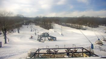 Weather camera view of Powder Ridge Ski Resort.