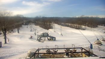 Weather camera view of Powder Ridge Ski Resort.