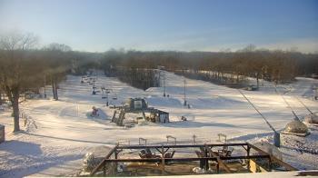 Weather camera view of Powder Ridge Ski Resort.