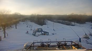 Weather camera view of Powder Ridge Ski Resort.