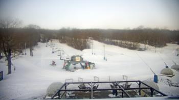 Weather camera view of Powder Ridge Ski Resort.