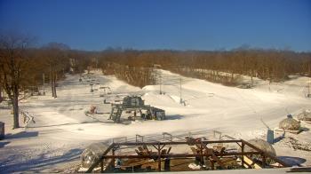 Weather camera view of Powder Ridge Ski Resort.