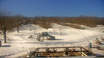 Weather camera view of Powder Ridge Ski Resort.