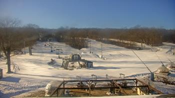 Weather camera view of Powder Ridge Ski Resort.