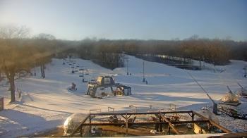 Weather camera view of Powder Ridge Ski Resort.