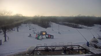 Weather camera view of Powder Ridge Ski Resort.