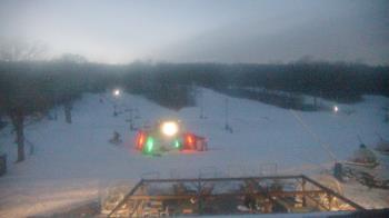 Weather camera view of Powder Ridge Ski Resort.