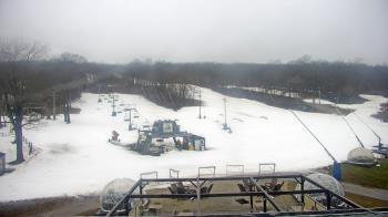 Weather camera view of Powder Ridge Ski Resort.