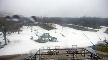 Weather camera view of Powder Ridge Ski Resort.