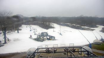 Weather camera view of Powder Ridge Ski Resort.