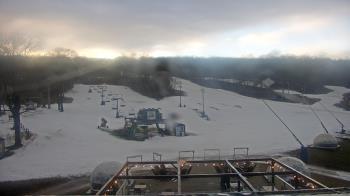 Weather camera view of Powder Ridge Ski Resort.