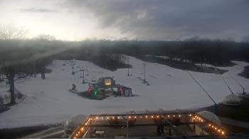 Weather camera view of Powder Ridge Ski Resort.
