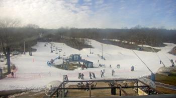 Weather camera view of Powder Ridge Ski Resort.