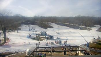 Weather camera view of Powder Ridge Ski Resort.