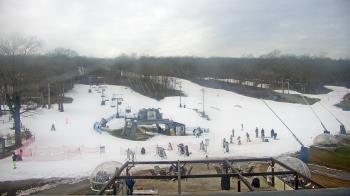 Weather camera view of Powder Ridge Ski Resort.