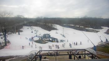 Weather camera view of Powder Ridge Ski Resort.