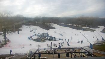 Weather camera view of Powder Ridge Ski Resort.