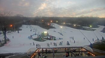 Weather camera view of Powder Ridge Ski Resort.