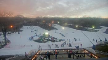 Weather camera view of Powder Ridge Ski Resort.