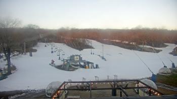 Weather camera view of Powder Ridge Ski Resort.