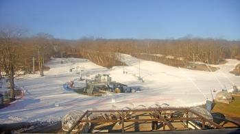 Weather camera view of Powder Ridge Ski Resort.