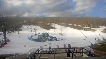 Weather camera view of Powder Ridge Ski Resort.