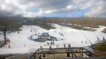 Weather camera view of Powder Ridge Ski Resort.