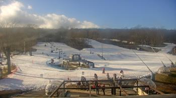 Weather camera view of Powder Ridge Ski Resort.
