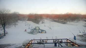 Weather camera view of Powder Ridge Ski Resort.