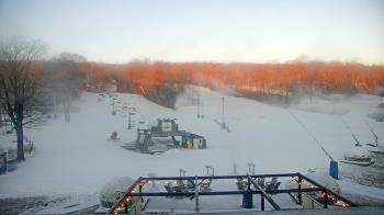 Weather camera view of Powder Ridge Ski Resort.