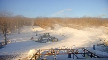 Weather camera view of Powder Ridge Ski Resort.