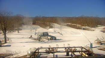 Weather camera view of Powder Ridge Ski Resort.