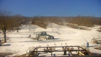 Weather camera view of Powder Ridge Ski Resort.