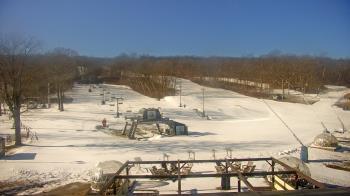 Weather camera view of Powder Ridge Ski Resort.