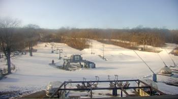 Weather camera view of Powder Ridge Ski Resort.