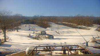 Weather camera view of Powder Ridge Ski Resort.