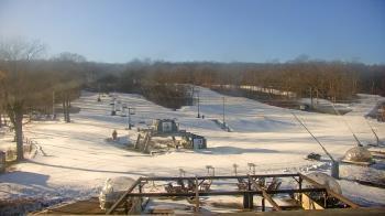 Weather camera view of Powder Ridge Ski Resort.