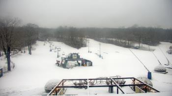 Weather camera view of Powder Ridge Ski Resort.