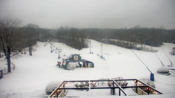 Weather camera view of Powder Ridge Ski Resort.