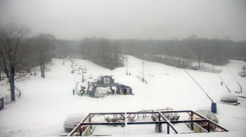 Weather camera view of Powder Ridge Ski Resort.