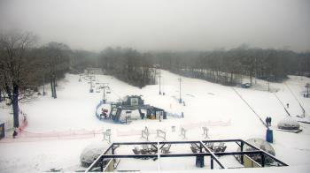 Weather camera view of Powder Ridge Ski Resort.